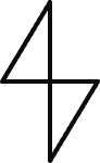 Lightning bolt icon